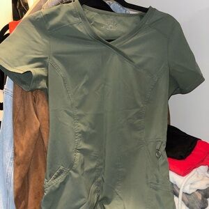 Green Cherokee Xfinity Scrub Top